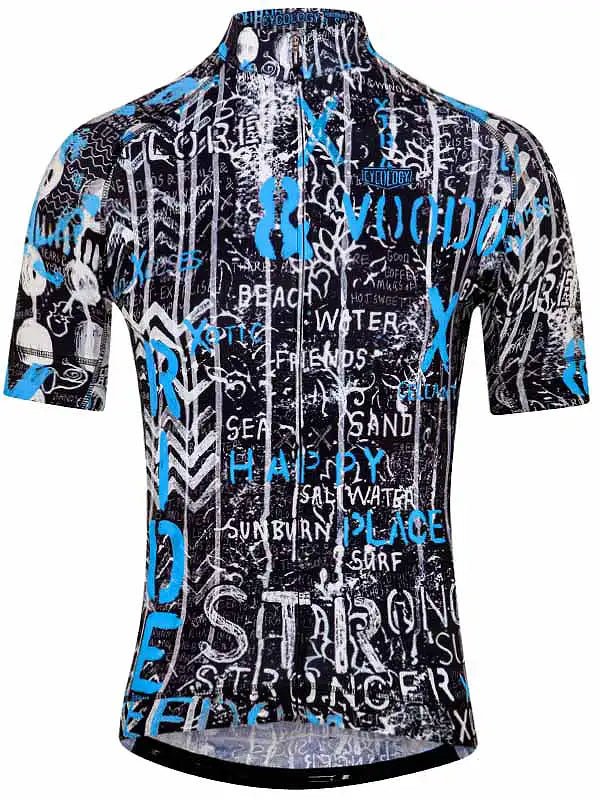 Rock N Roll Mens Blue Cycling Jersey  Cycology USA – Cycology Clothing US