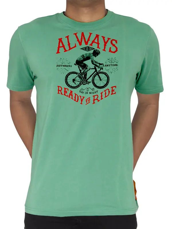 Always Ready to Ride T Shirt - Cycology Clothing Europe