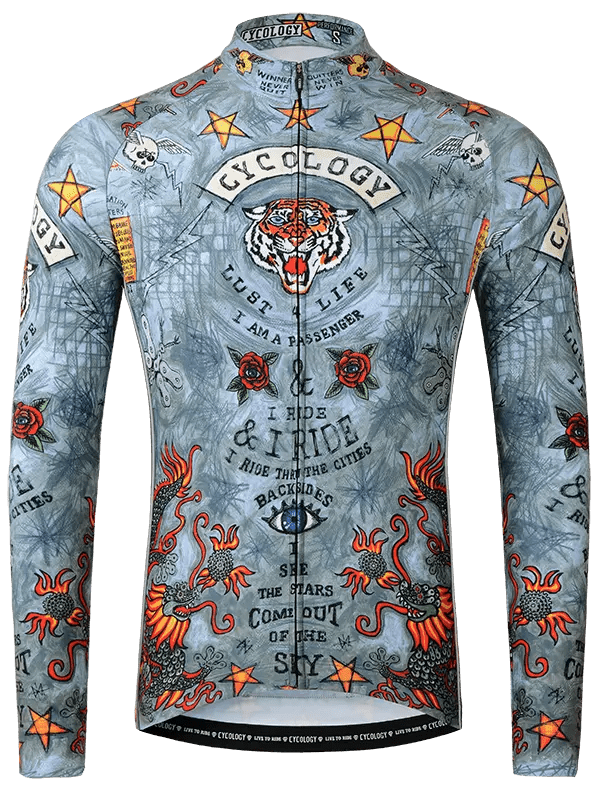 City of Angels Men's Winter Long Sleeve Jersey - Cycology Clothing Europe