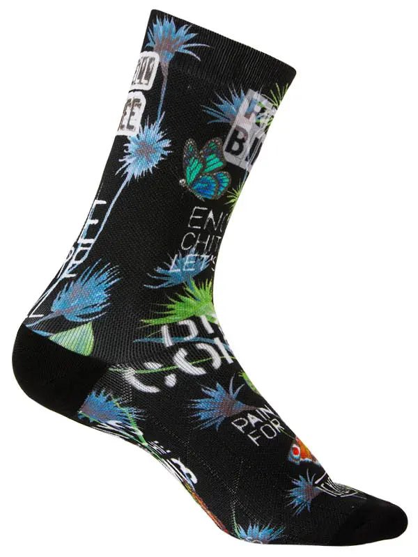 Gangsta Black Cycling Socks - Cycology Clothing Europe