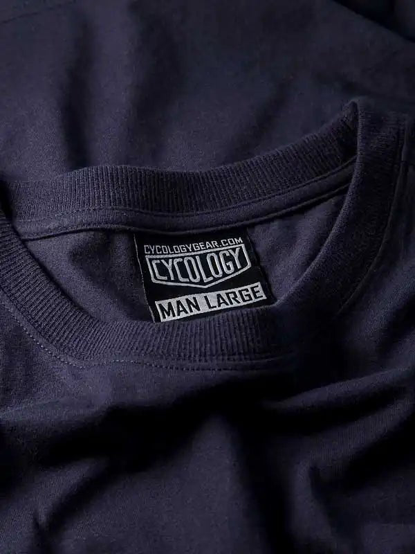 Just Bike T Shirt Navy - Cycology Clothing Europe