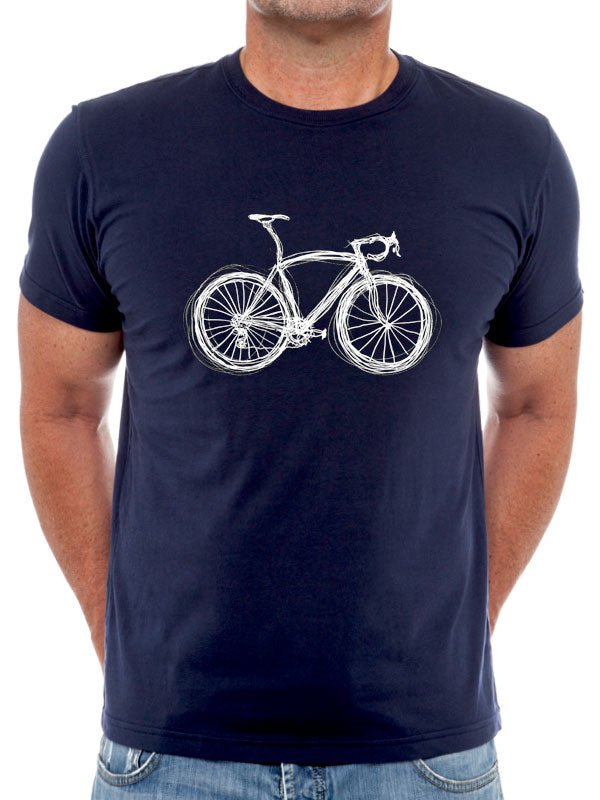 Just Bike T Shirt Navy - Cycology Clothing Europe