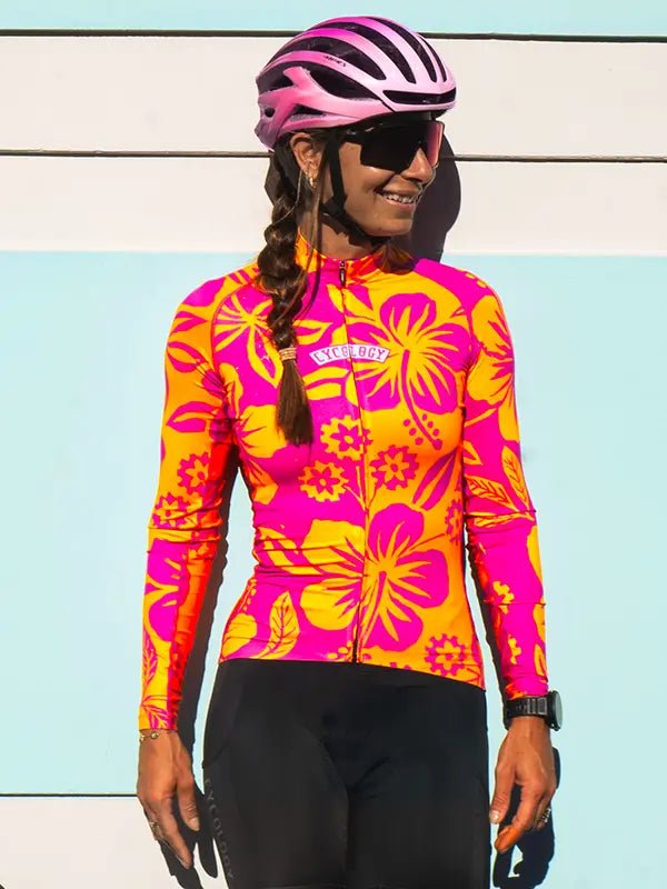 Oahu Women's Summer Long Sleeve Jersey - Cycology Clothing Europe