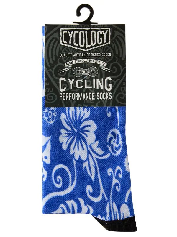 Waimea Blue Cycling Socks - Cycology Clothing Europe