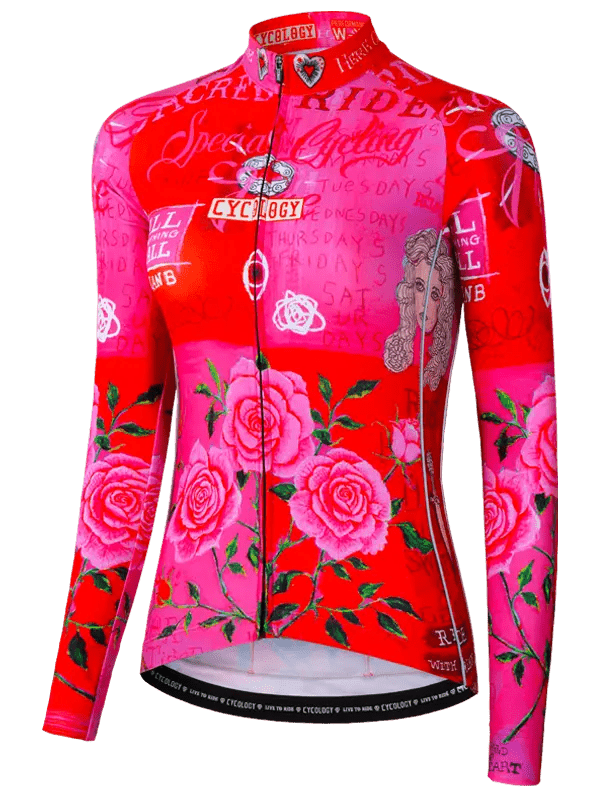 Zadie Women's Winter Long Sleeve Jersey - Cycology Clothing Europe