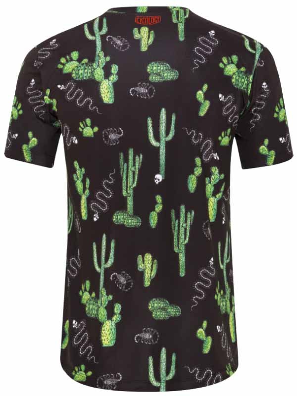 Totally Cactus Men s Black Technical T shirt Cycology EU Cycology Clothing Europe